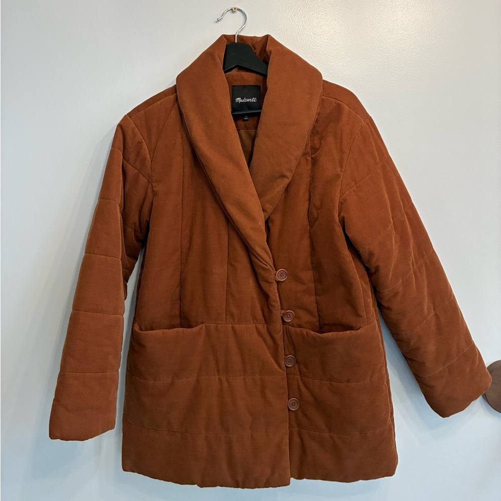 Madewell Women's Brown Pea Coat
